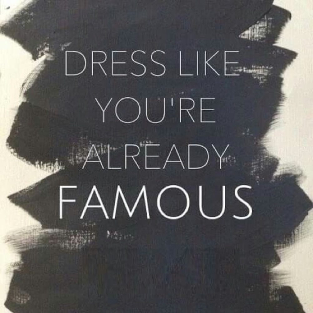 Out of all days ! Pick today to be Famous!!